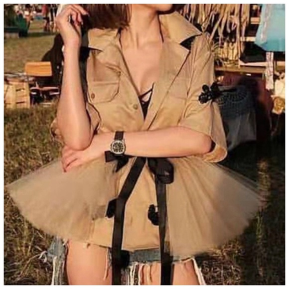 🎁 The IRLINNA  2 Piece Tulle Jacket Set - Picture 5 of 7